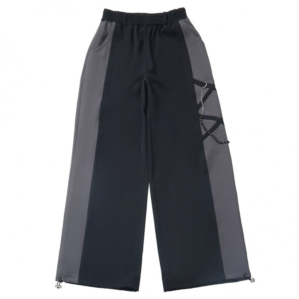 Gray and white summer T-shirt / pants