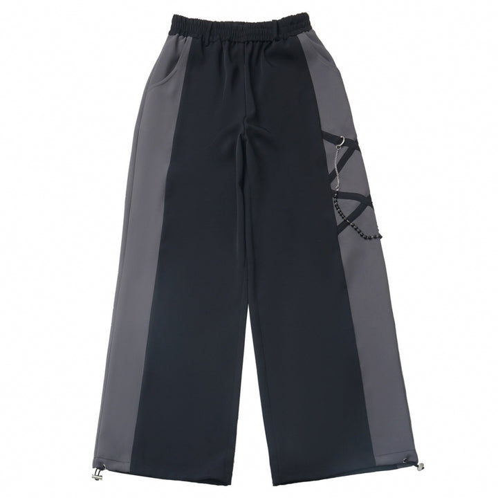 Gray and white summer T-shirt / pants