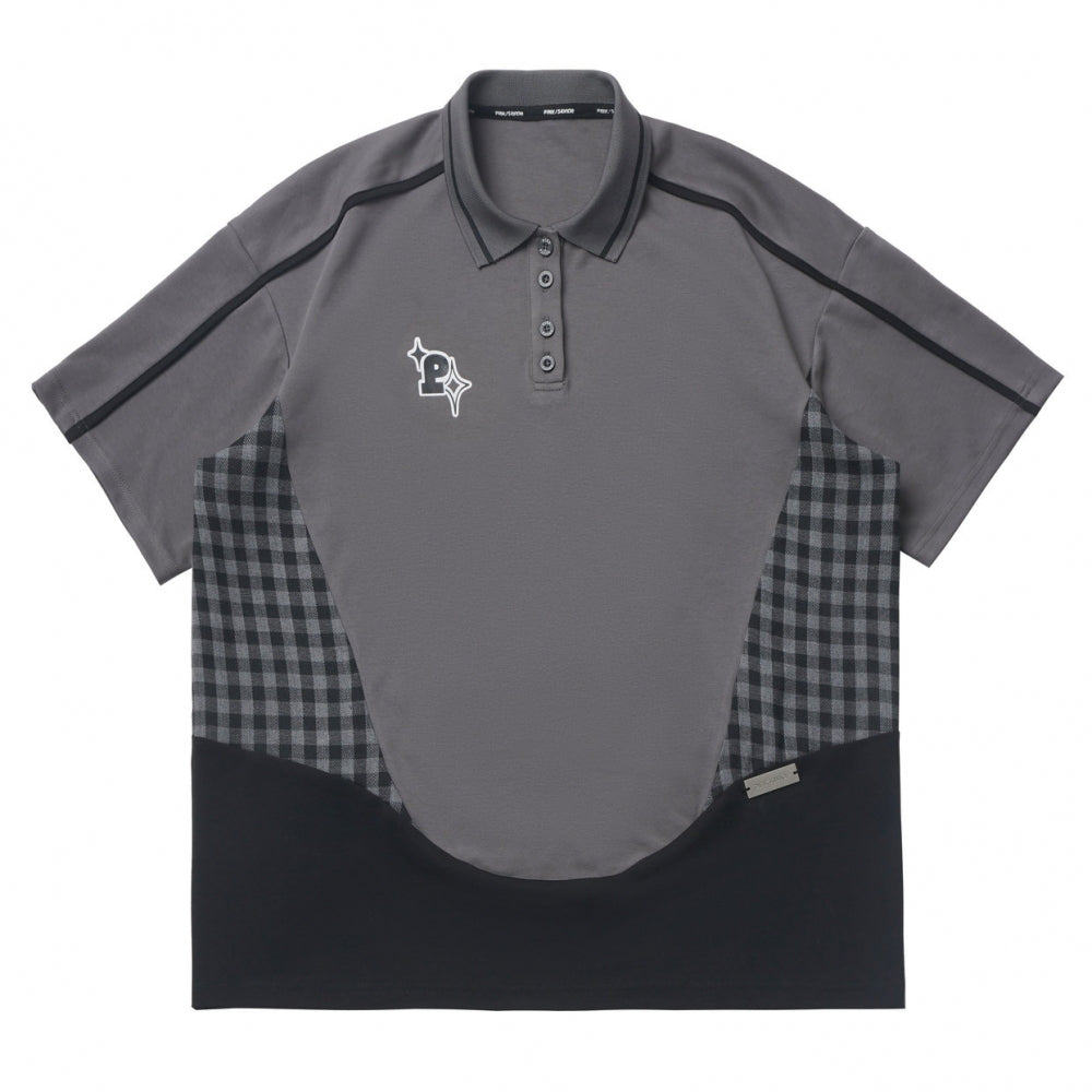 Plaid Patchwork Summer Shirt / Top / Pants