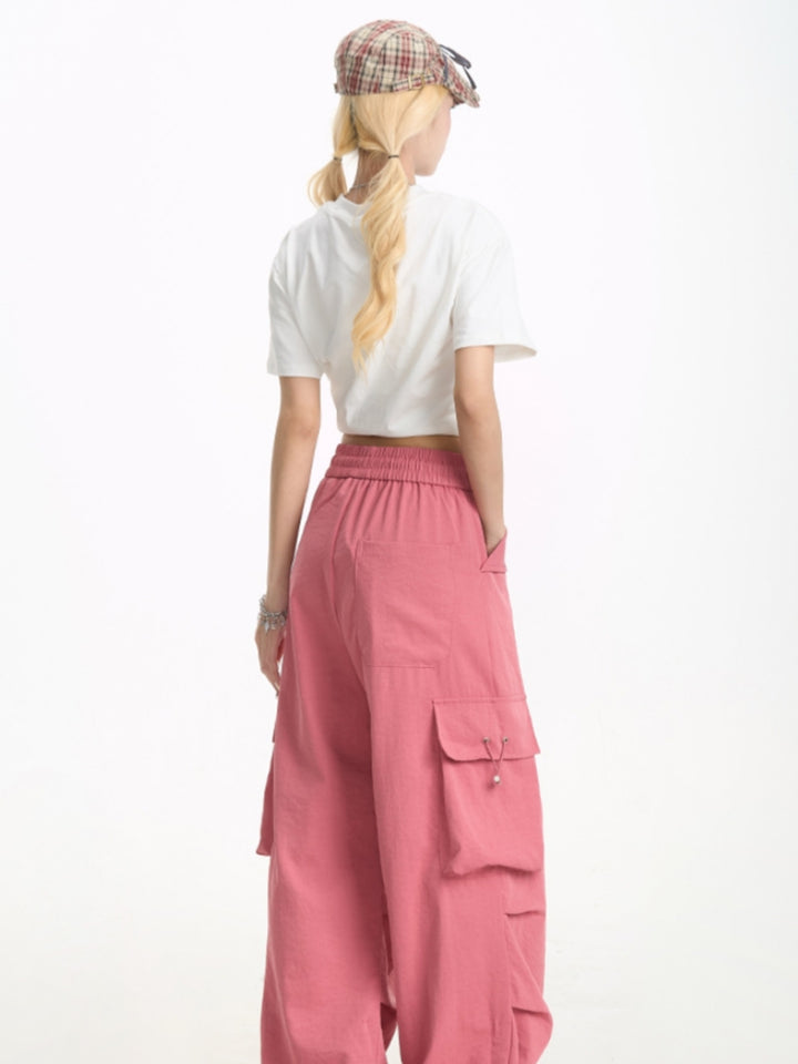 Summer Butterfly Appliqué Short-Sleeve T-shirt