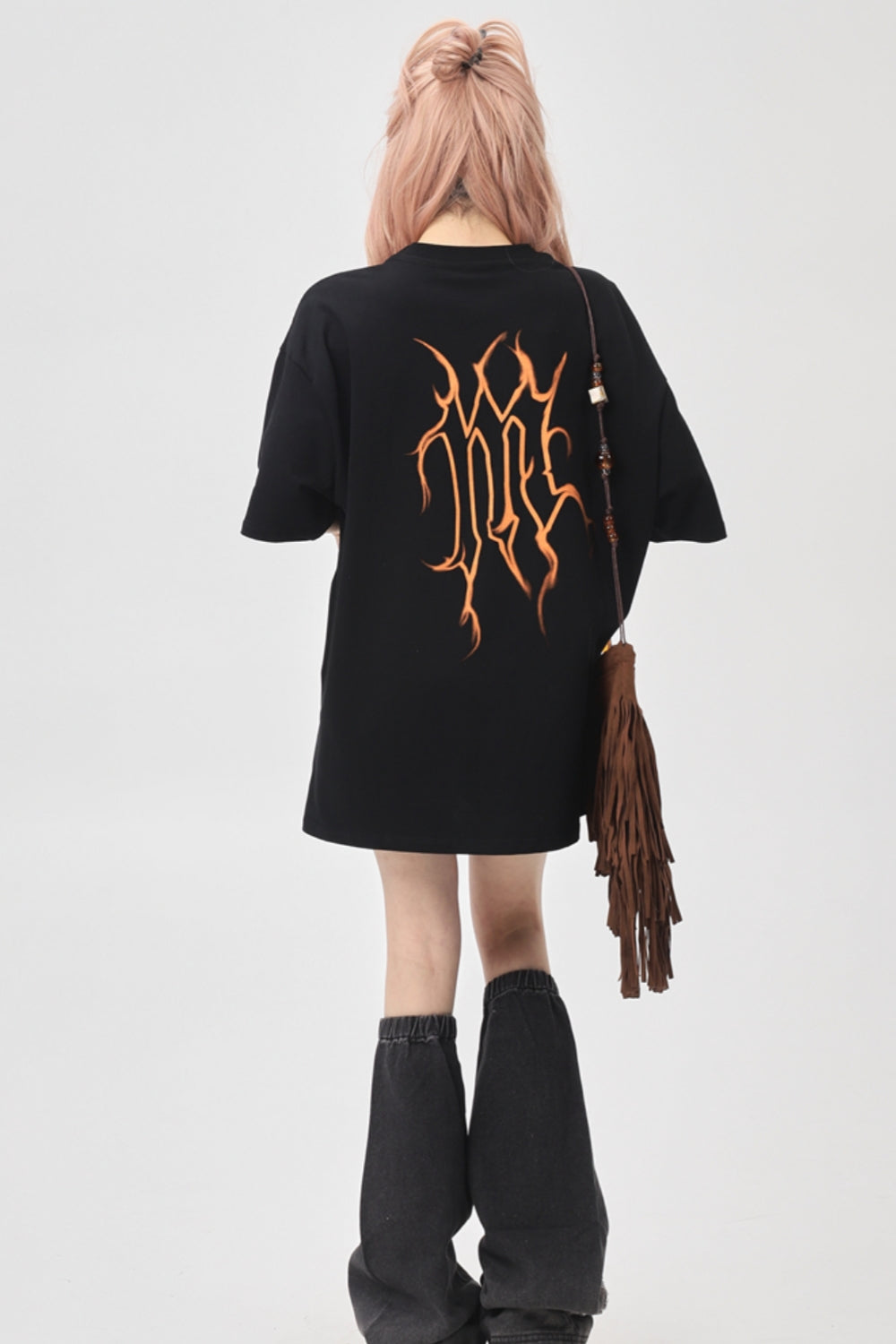 Niche Letter Print Short-Sleeve T-Shirt