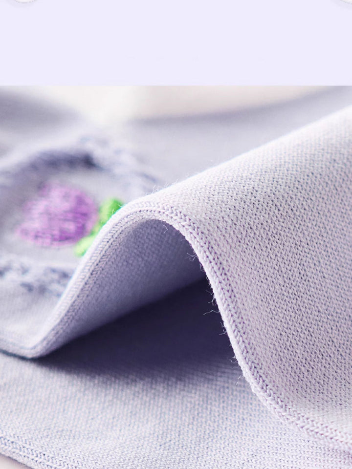 6 pairs of floral spring summer no-show socks