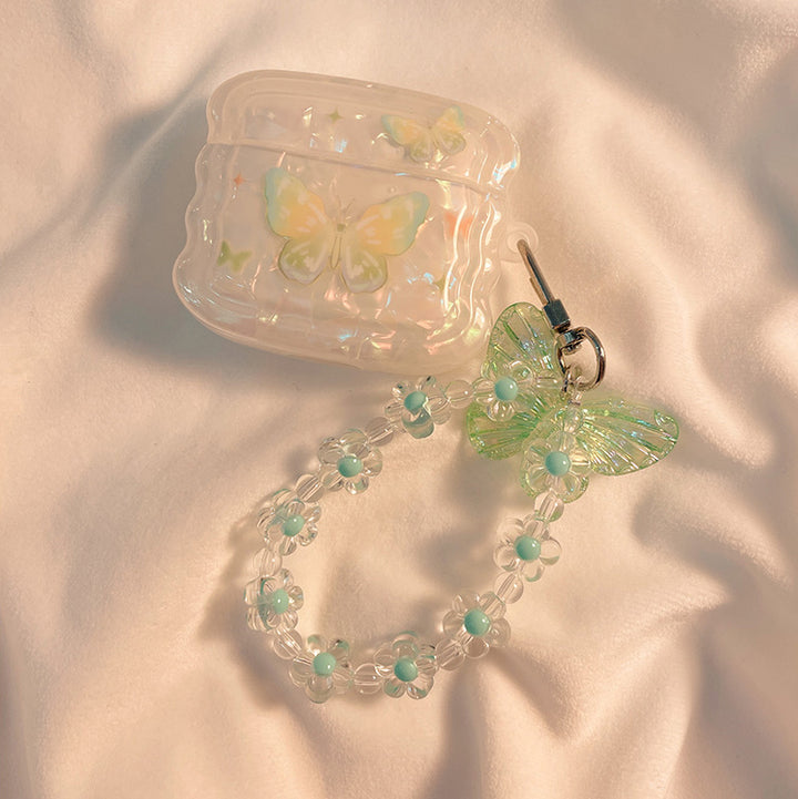 Butterfly Airpods Case with Charms