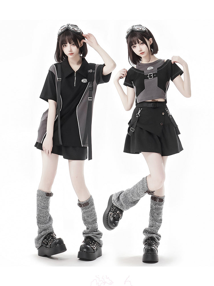 Techwear Street Shirt / Skirt