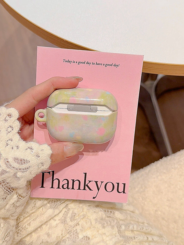 Spring oil painting flower AirPods case