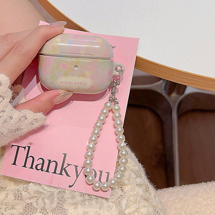 Spring oil painting flower AirPods case