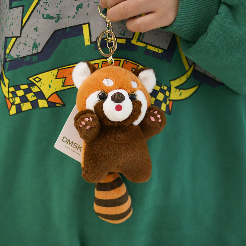 Red Panda Plush Keychain