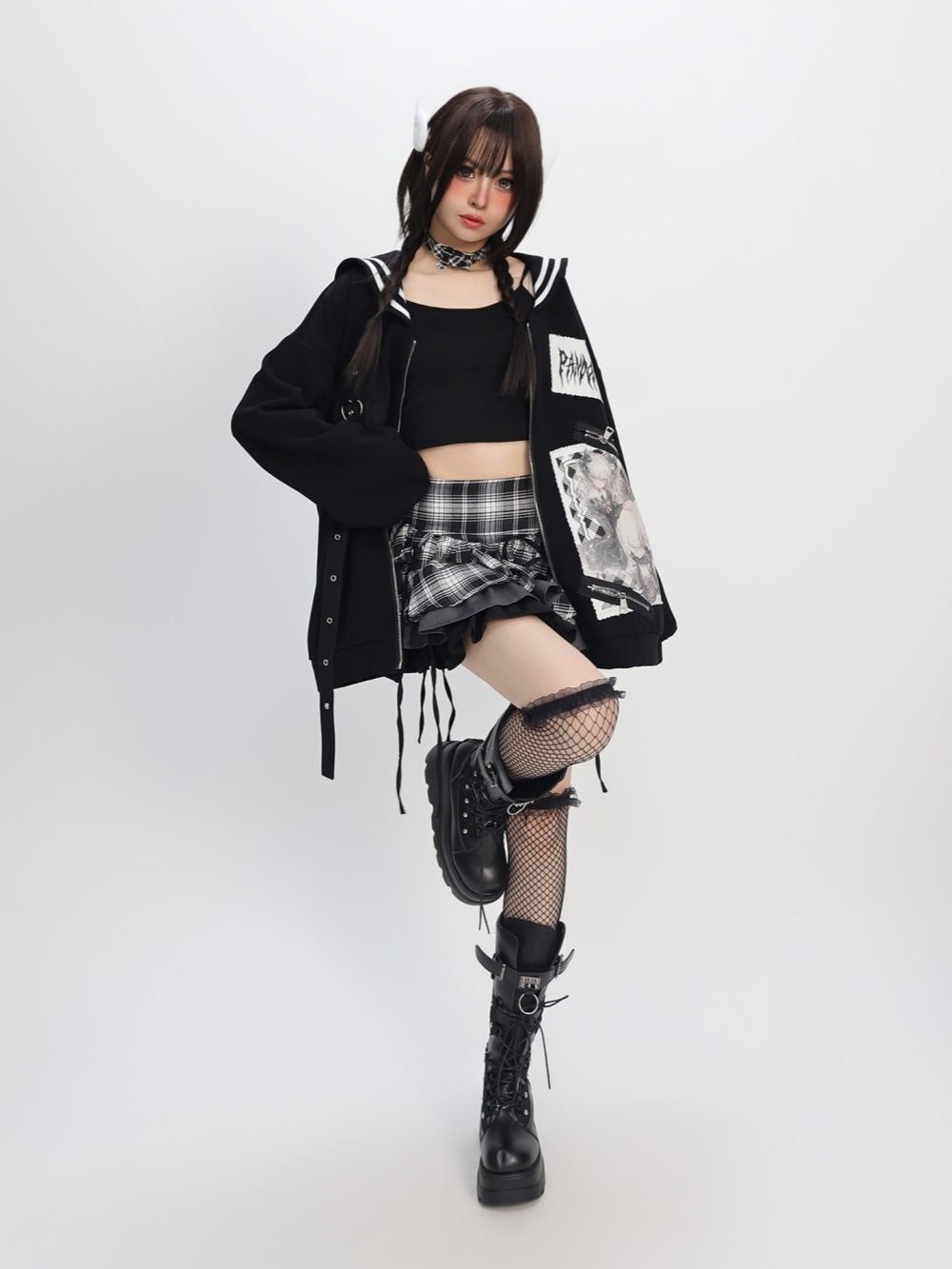 Pandora Girls Sailor Jacket - Edgy Cute Cardigan Chic