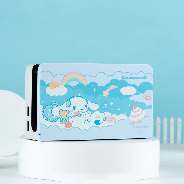 Cartoon Bunny Silicone Dock Cover for Nintendo OLED