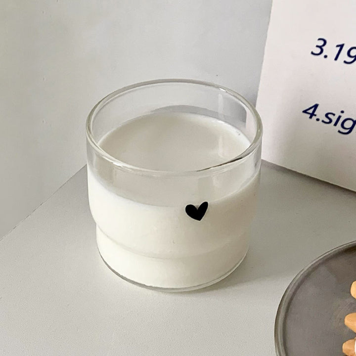 Smiling Heart Glass Mug