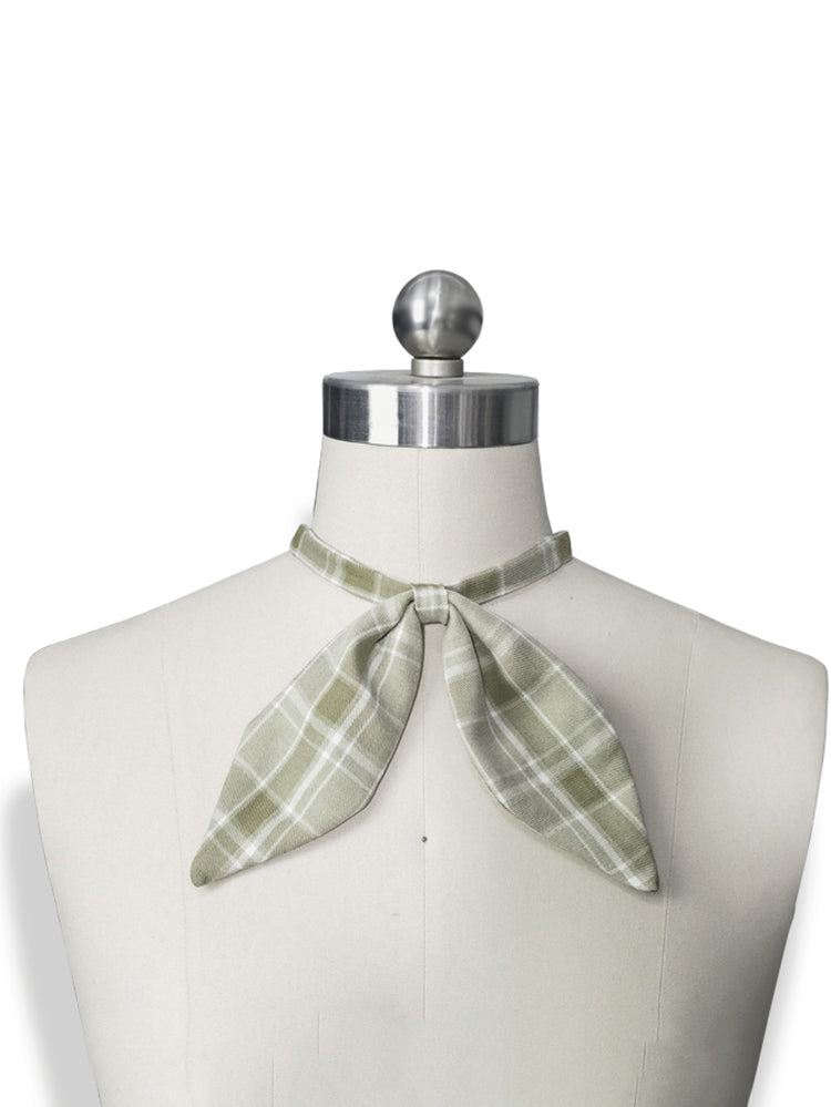 Matcha Green Retro Vest/Shirt/Capri Pants for Spring and Autumn