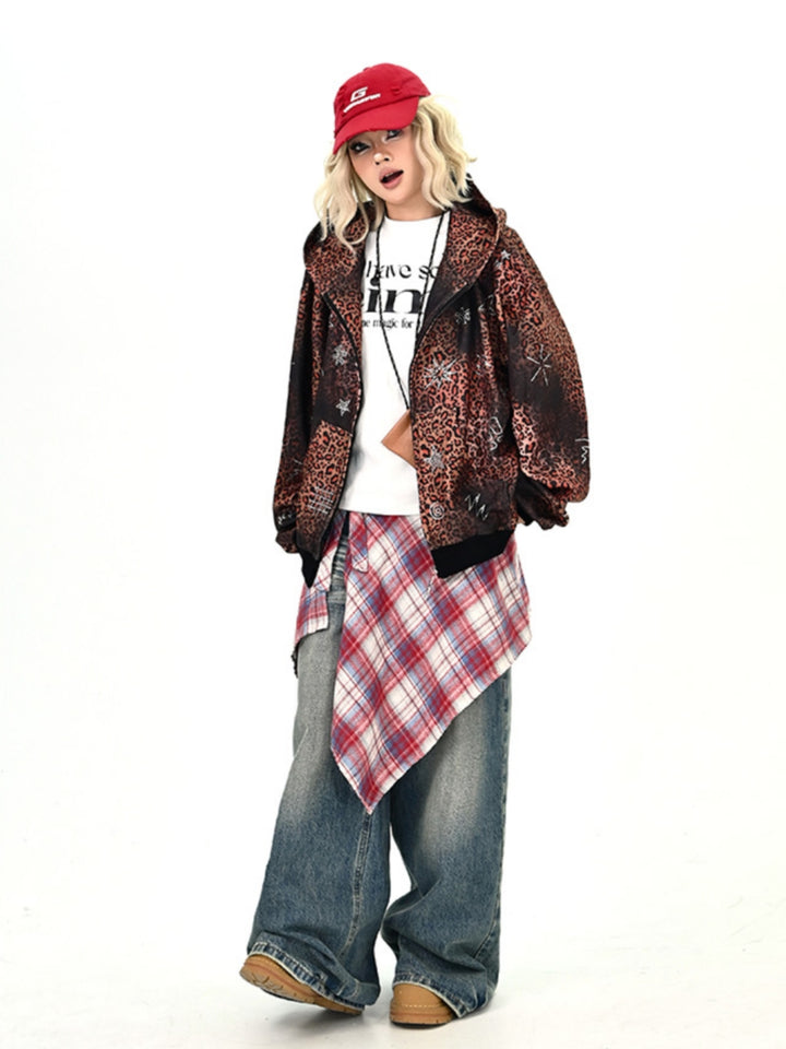 Streetwear Graphic Hooded Jacket