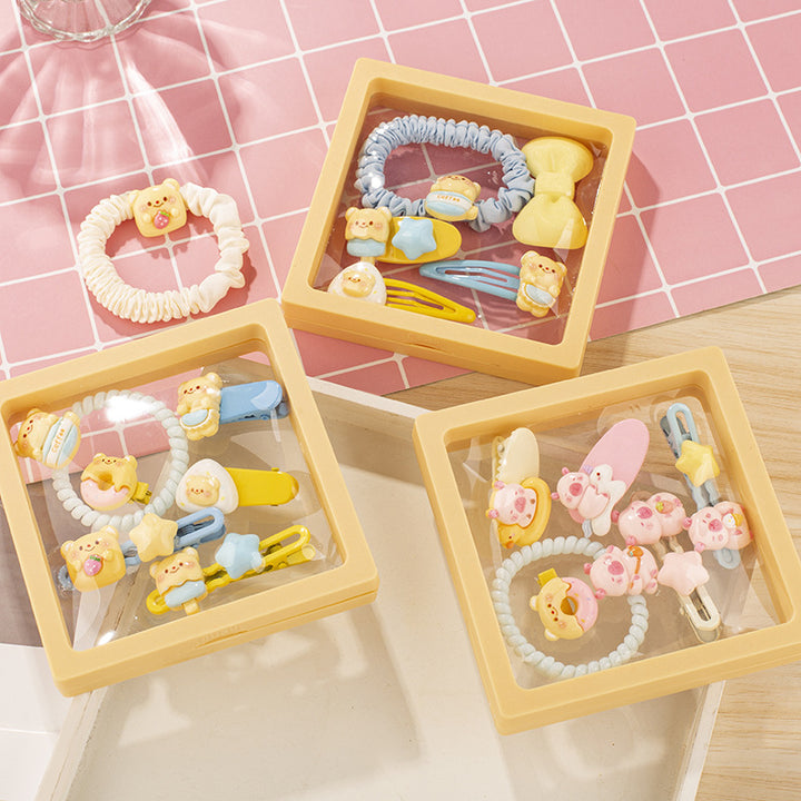 Sweet Cute Creamy Headband and Hairpin