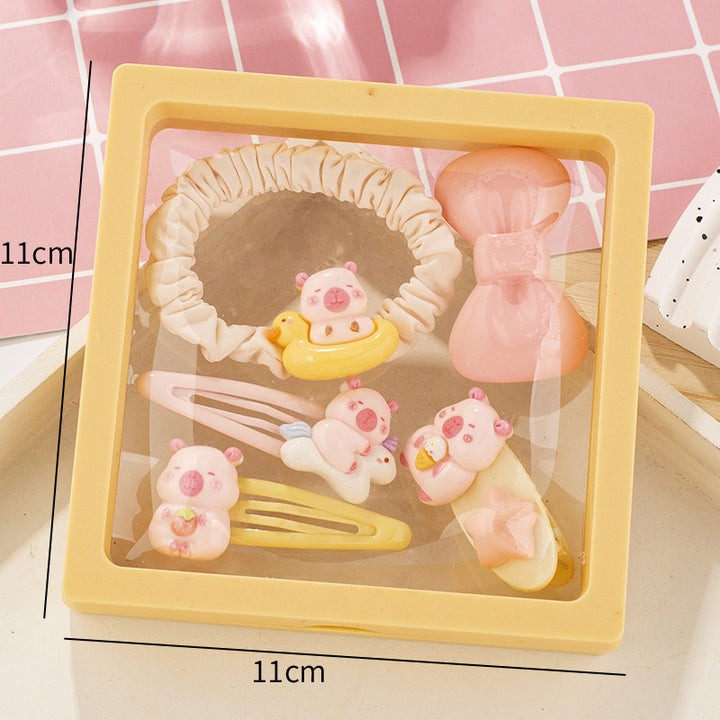 Sweet Cute Creamy Headband and Hairpin