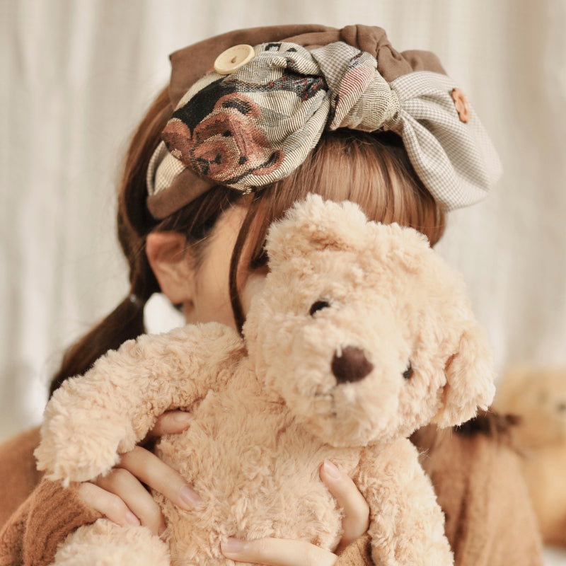 Vintage Japanese Bear Bow Headband