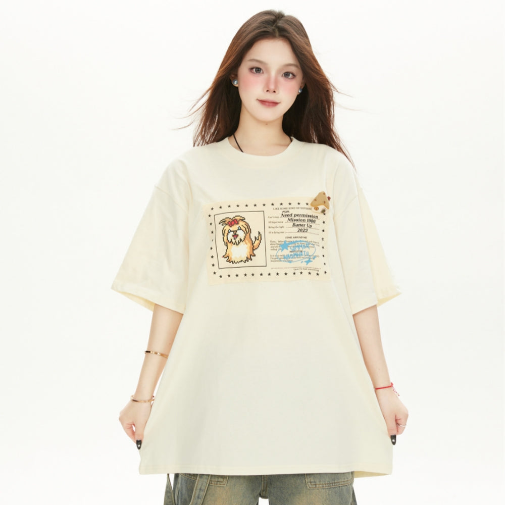 Vintage Puppy Patch T-Shirt