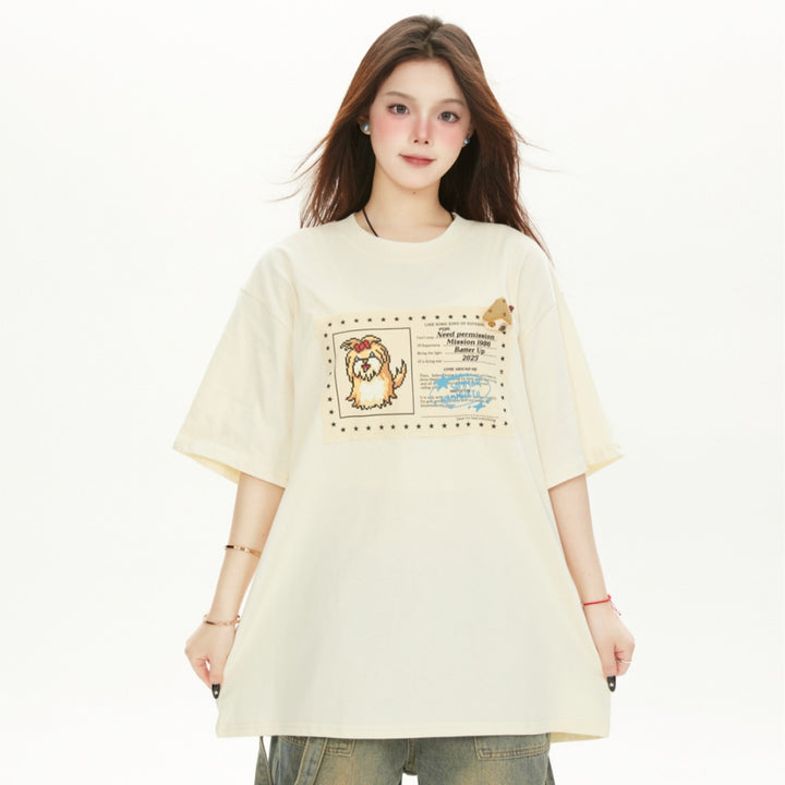 Vintage Puppy Patch T-Shirt