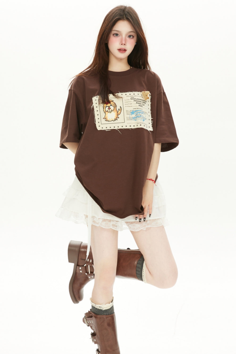 Vintage Puppy Patch T-Shirt