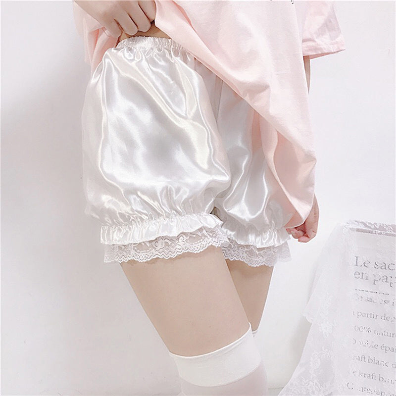Lolita Girls Lacey Silk Shorts - juwas.com online store