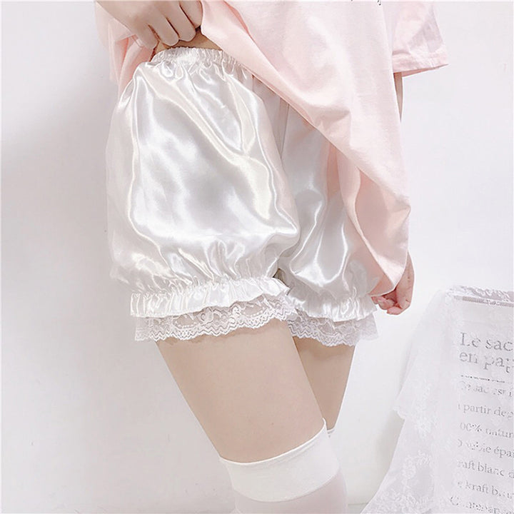 Lolita Girls Lacey Silk Shorts - juwas.com online store
