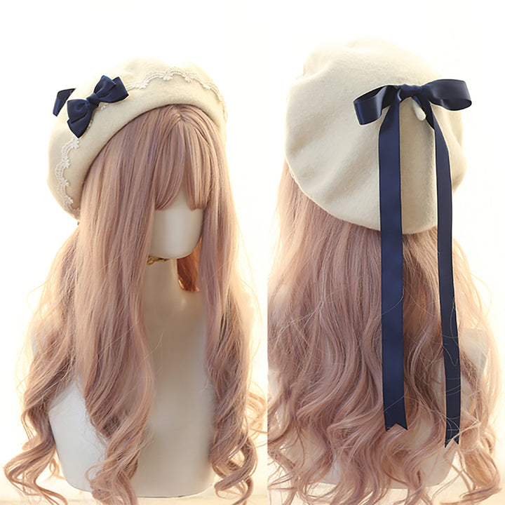 Lolita Bowknot Beret Hat