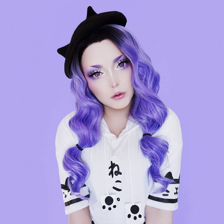 Japanese Kawaii Cat Kitten Print Summer Hoodie - juwas.com online store