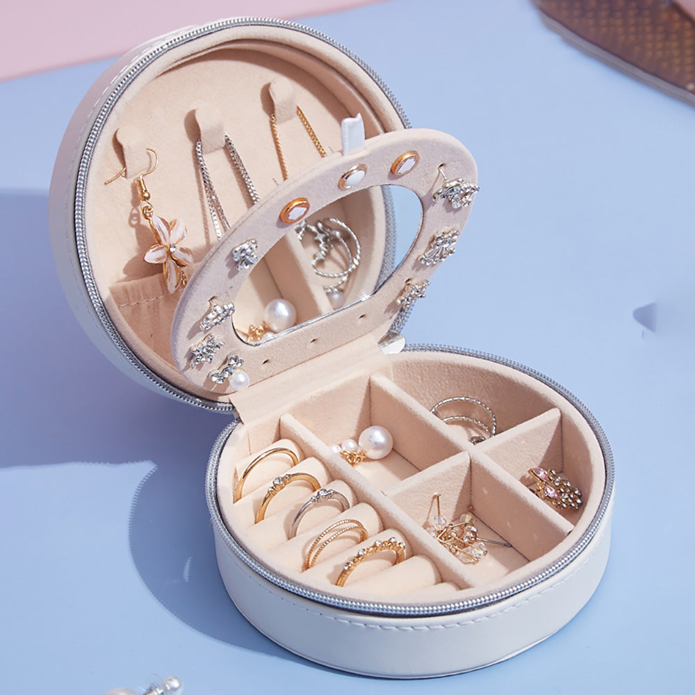 Macaroon Shaped Jewelry Organizer with Mirror