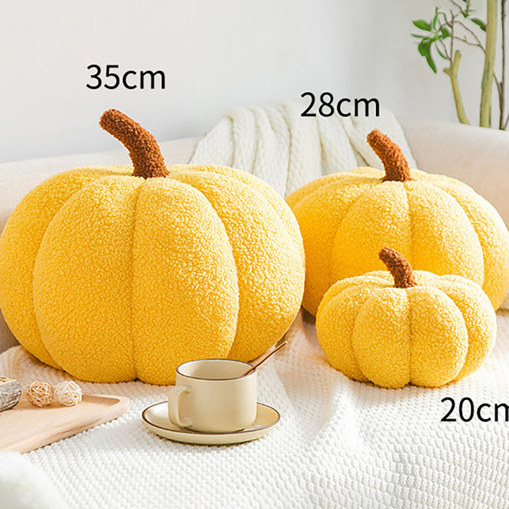 Pumpkin Shaped Throw Pillow