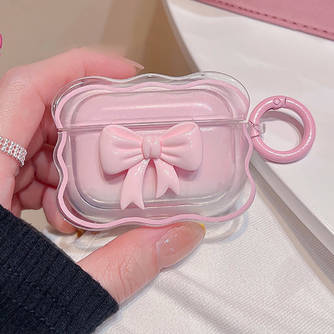 Pink Bowknot AirPods Case