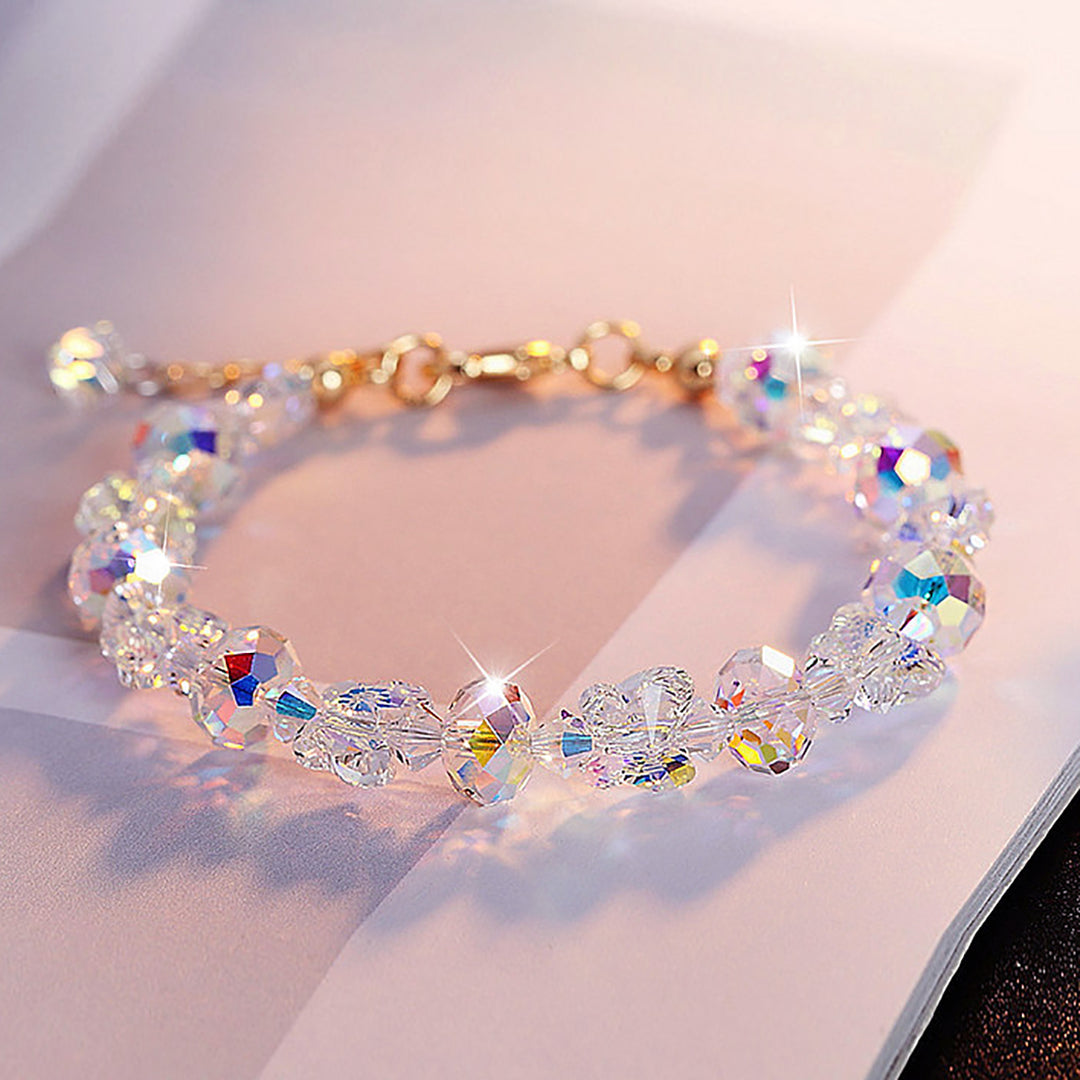 Pretty Crystal Butterfly Bracelet