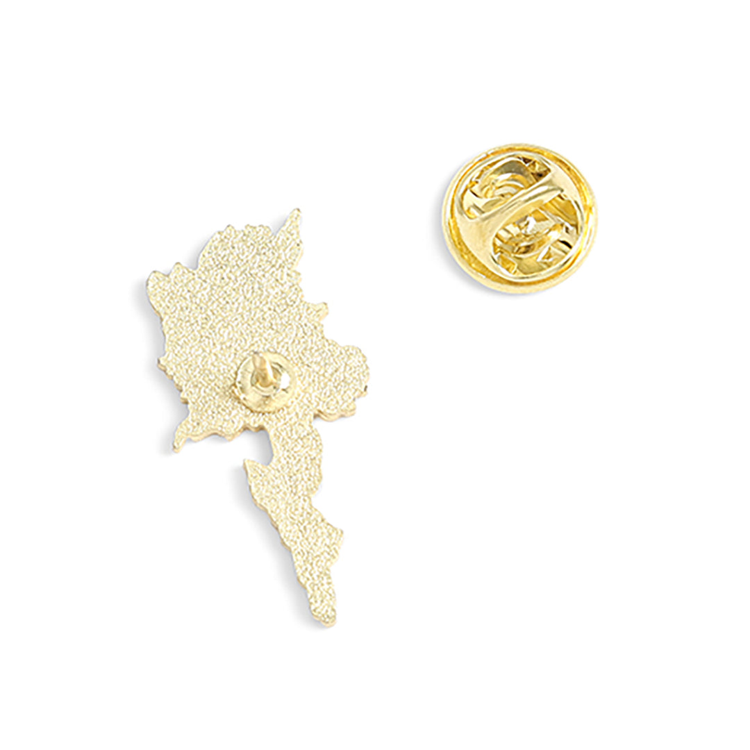 Sunflower Irises Pin