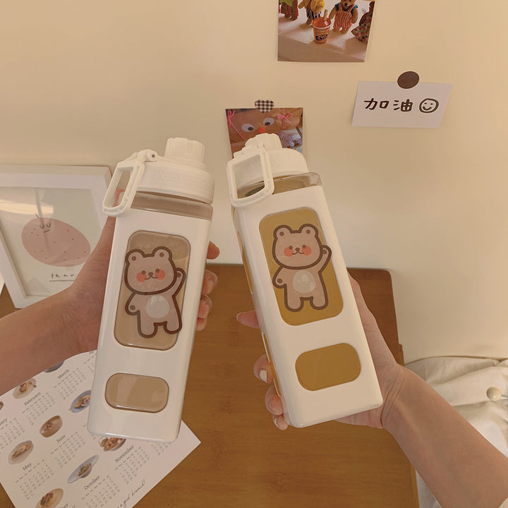 Bear Pastels Water Bottle Tumbler
