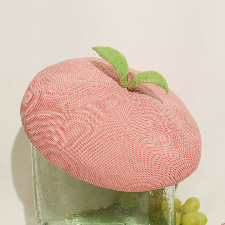Pink Peach Beret