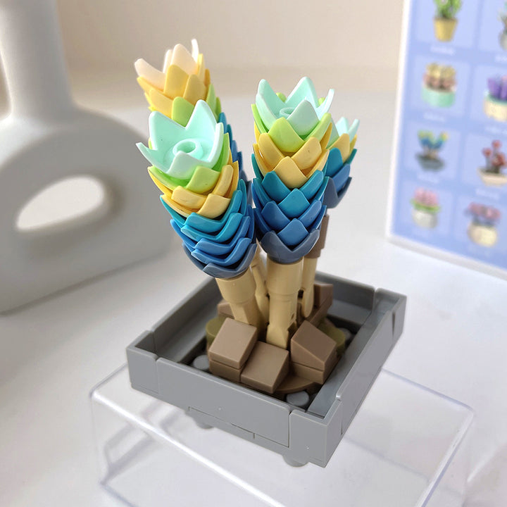 mini bonsai flowers building block