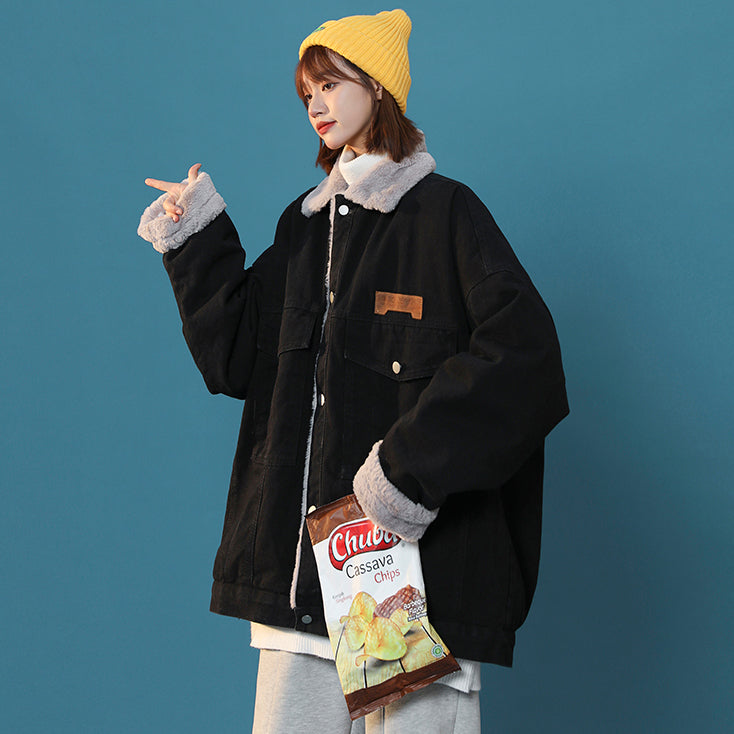 Street Denim Thick Cotton Jacket