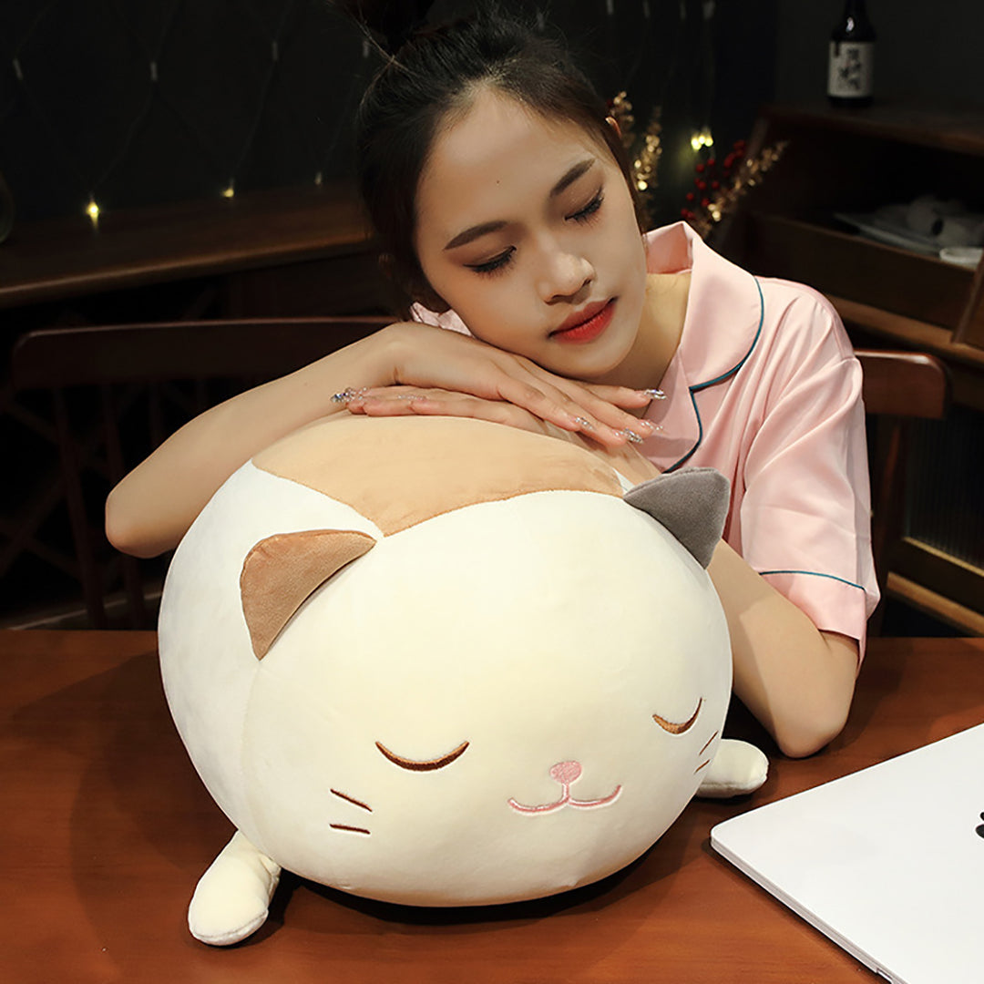 Sleepy Cat Plush Toy