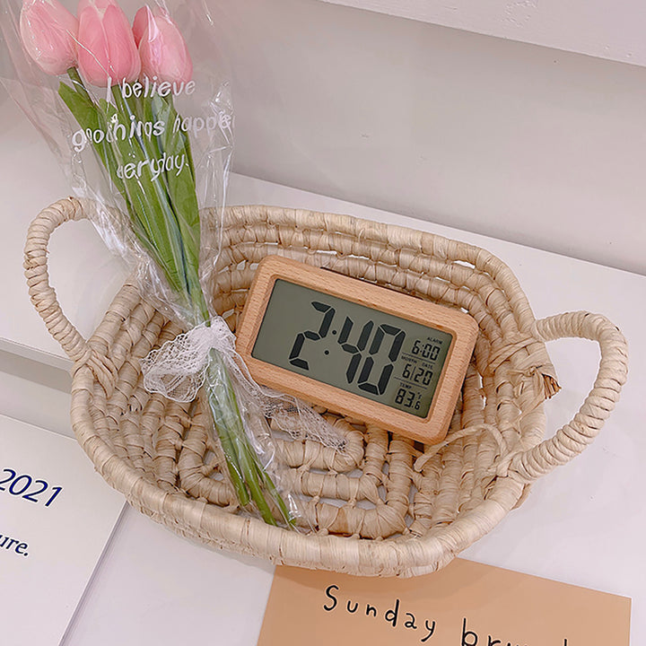 Wooden Desk Clock