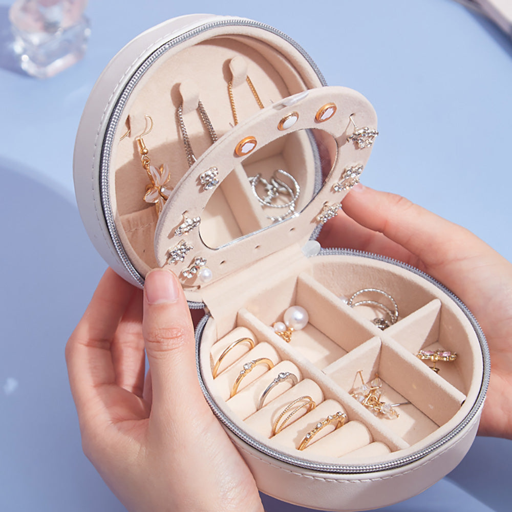 Macaroon Shaped Jewelry Organizer with Mirror