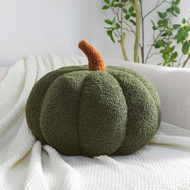 Pumpkin Shaped Throw Pillow