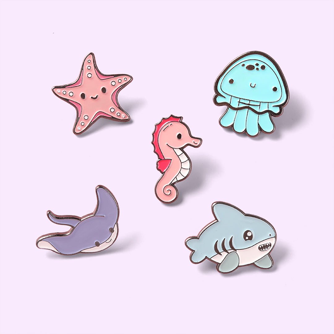 Sea Animals Series Pins
