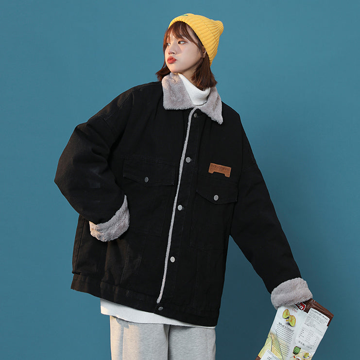 Street Denim Thick Cotton Jacket