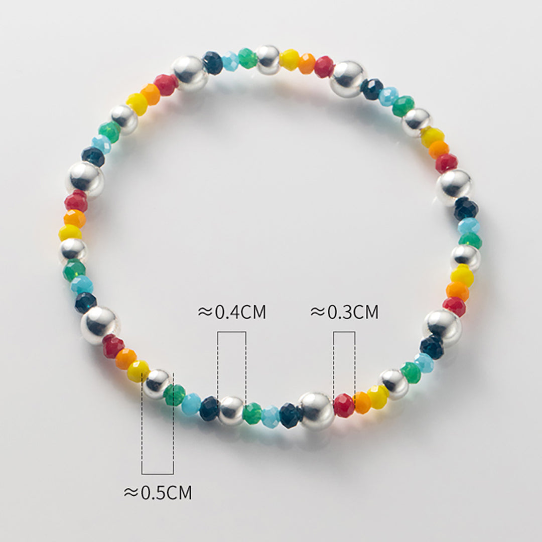 Rainbow Beads Hand Bracelet Charm