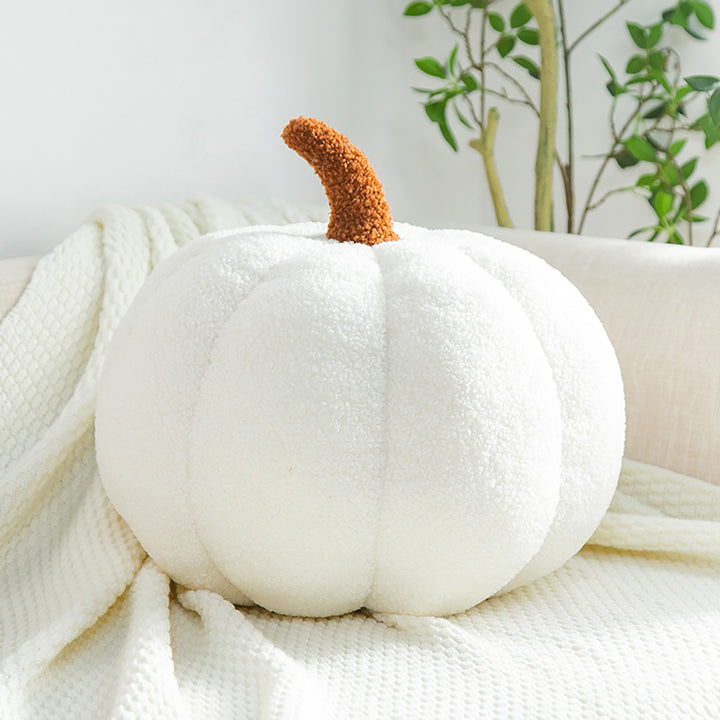 Pumpkin Shaped Throw Pillow