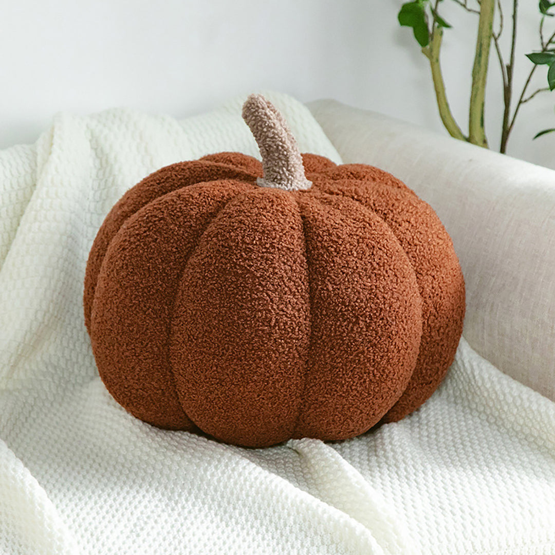 Pumpkin Shaped Throw Pillow