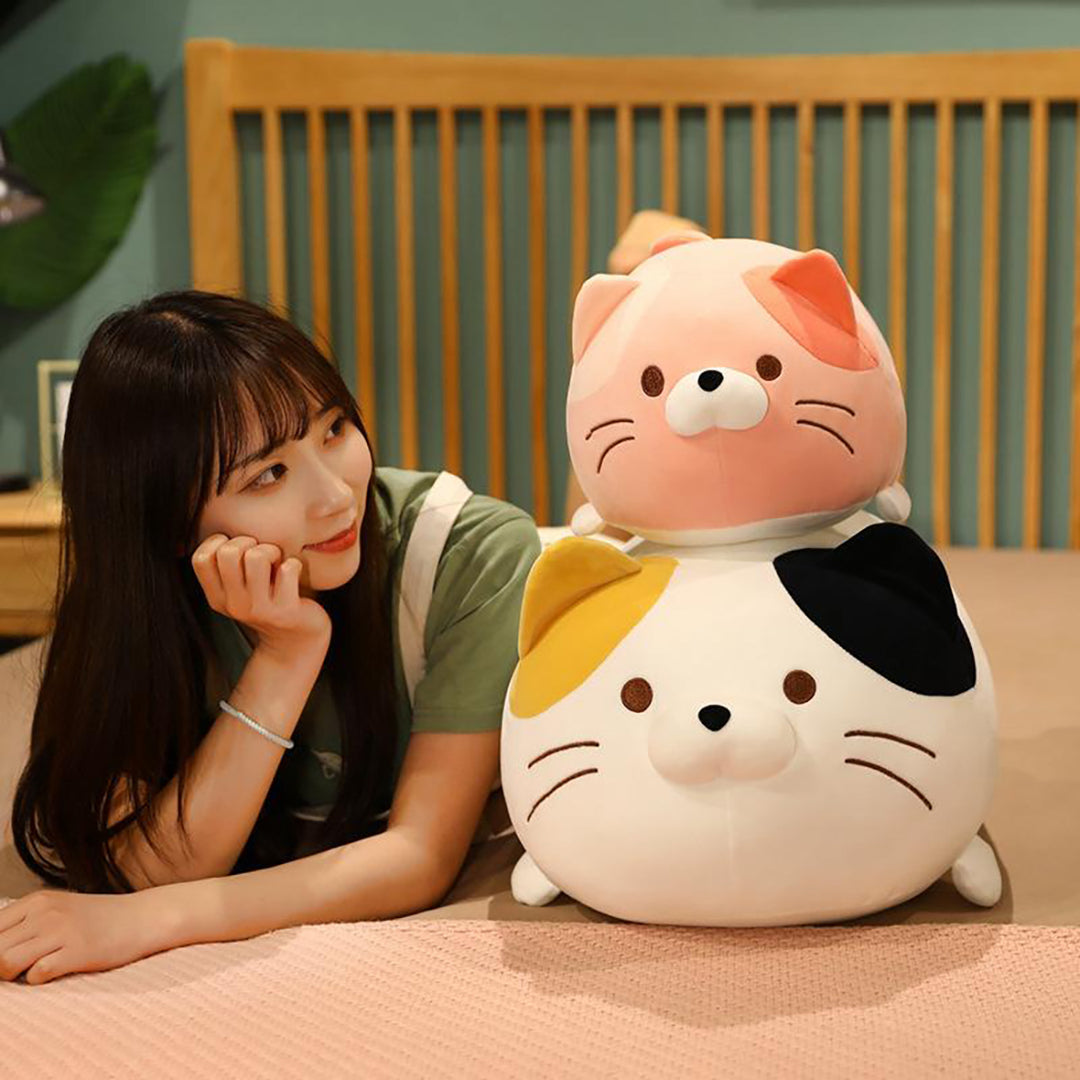 Adorable Chubby Cat Plush Toy