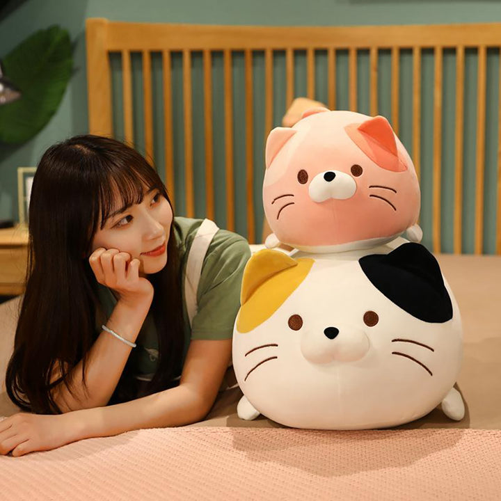 Adorable Chubby Cat Plush Toy