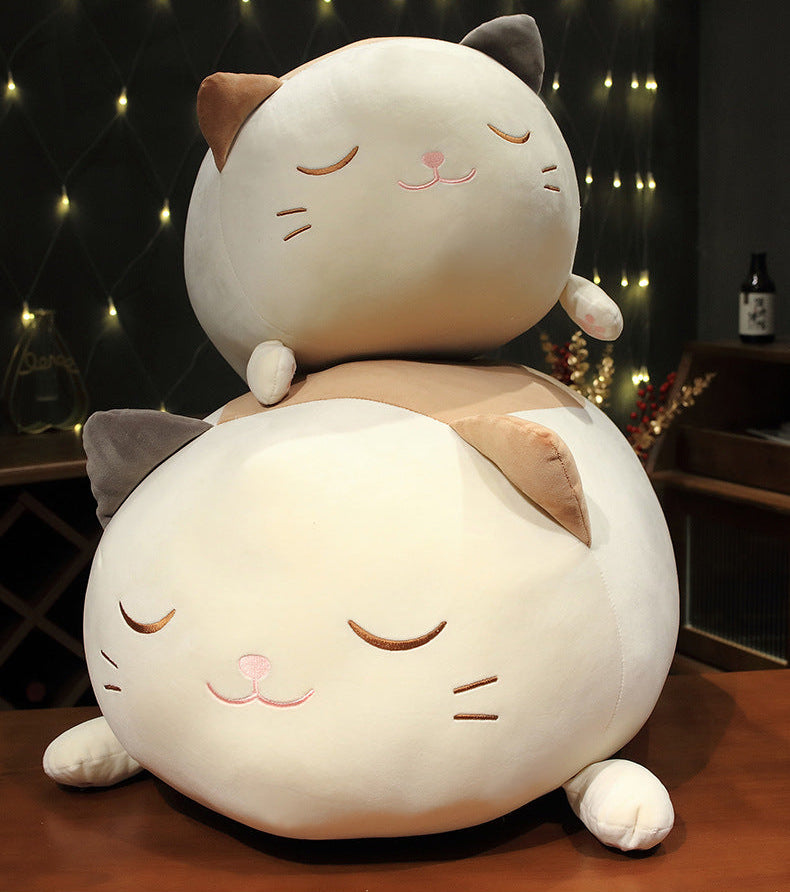 Sleepy Cat Plush Toy