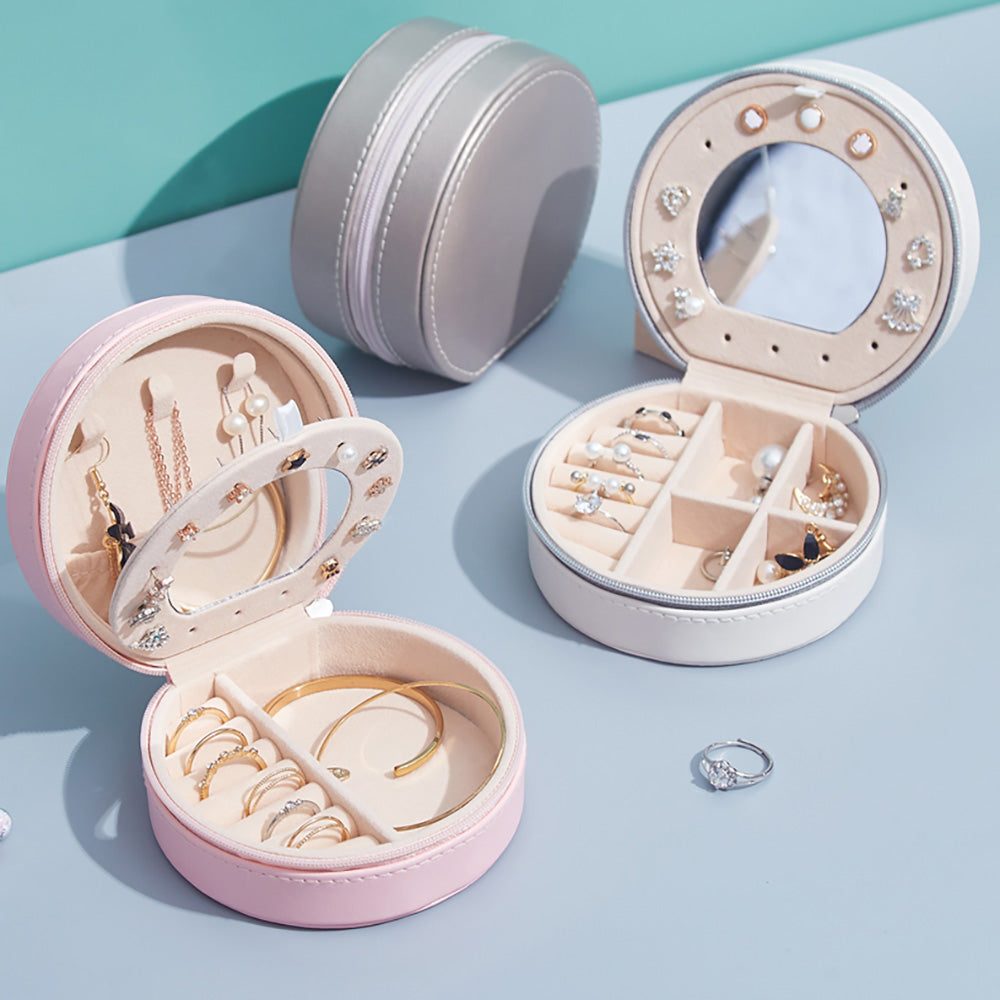 Macaroon Shaped Jewelry Organizer with Mirror