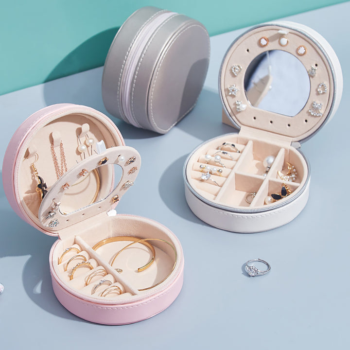 Macaroon Shaped Jewelry Organizer with Mirror