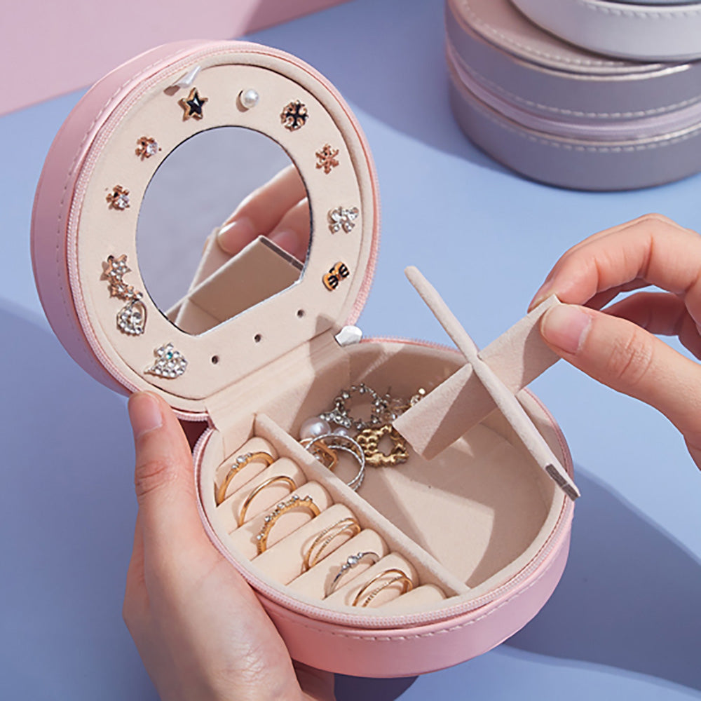 Macaroon Shaped Jewelry Organizer with Mirror